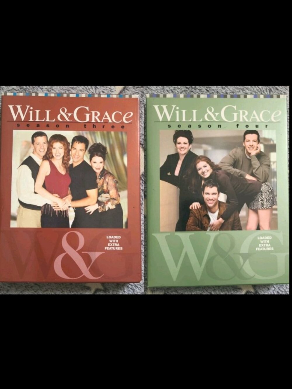 Will & Grace Seasons 3 (2004) & 4 (2005) On DVD - 4 Disc Sets, Never Used